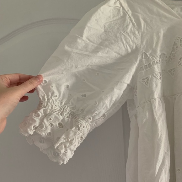 Anthropologie Audrina Eyelet Mini Dress - Picture 6 of 14